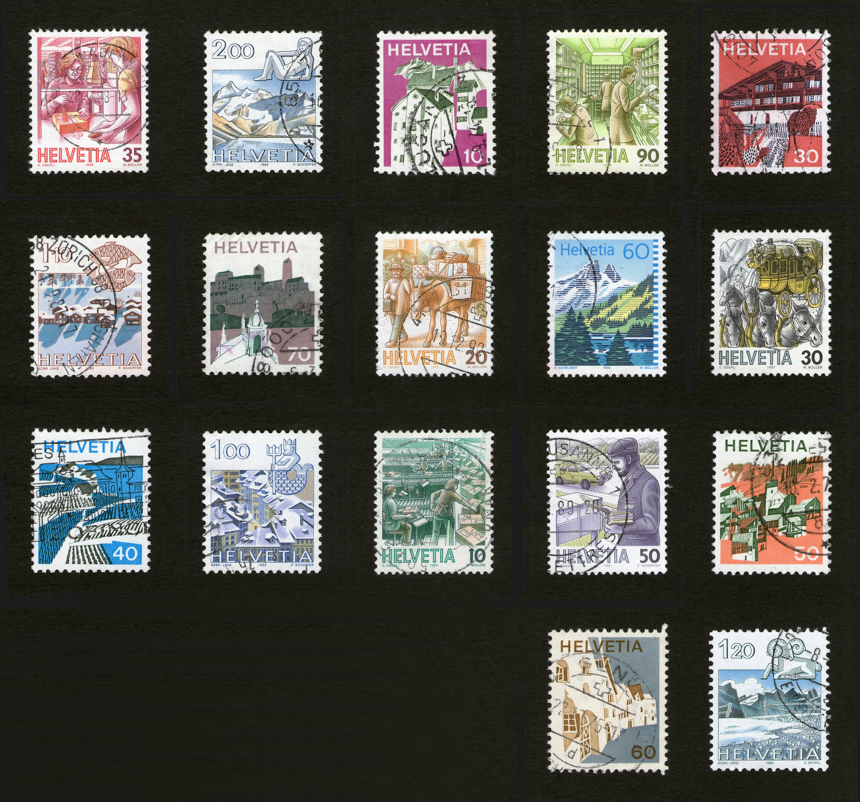 Po�tanske markice, prodaja